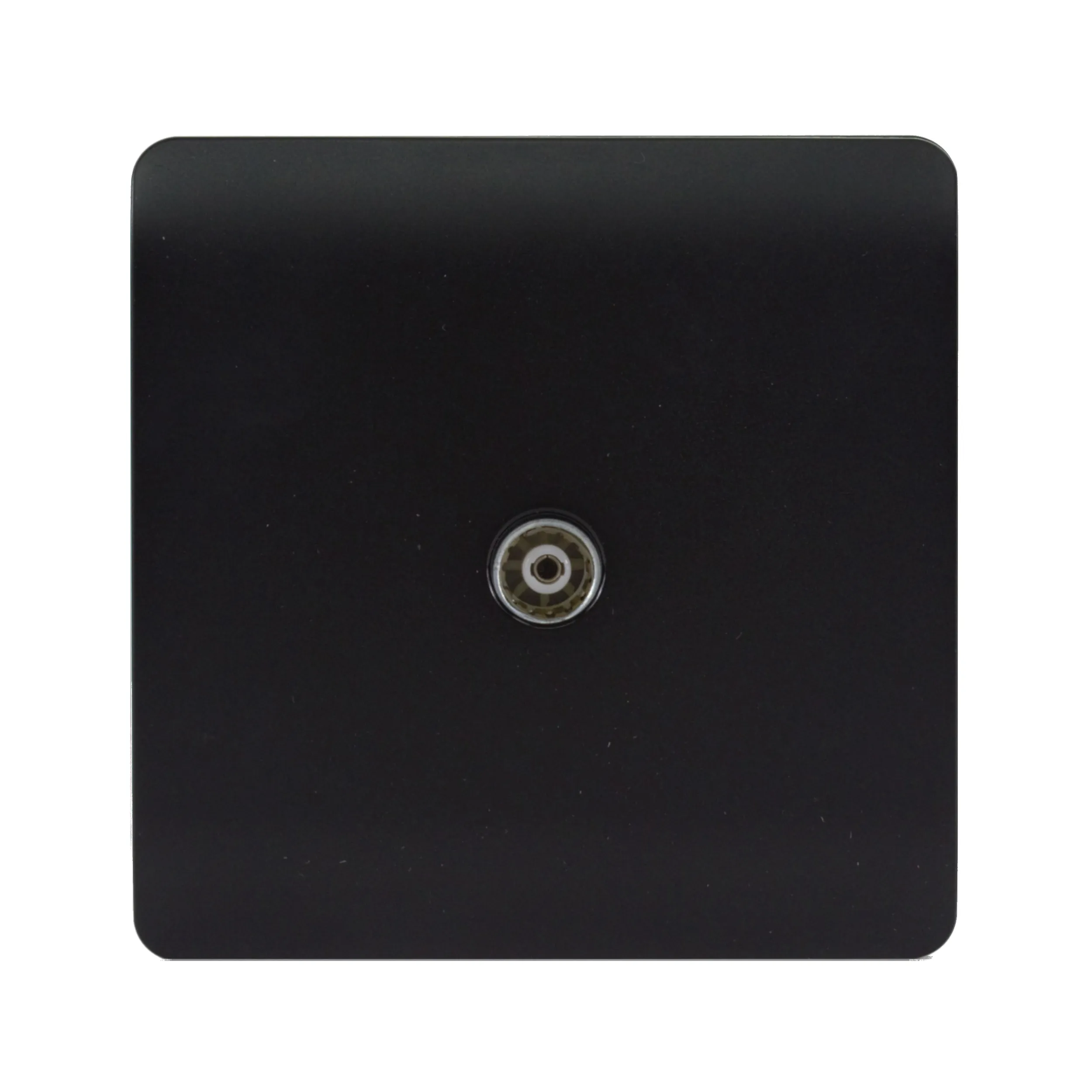 ART-TVSMBK  TV Co-Axial 1 Gang Matt Black